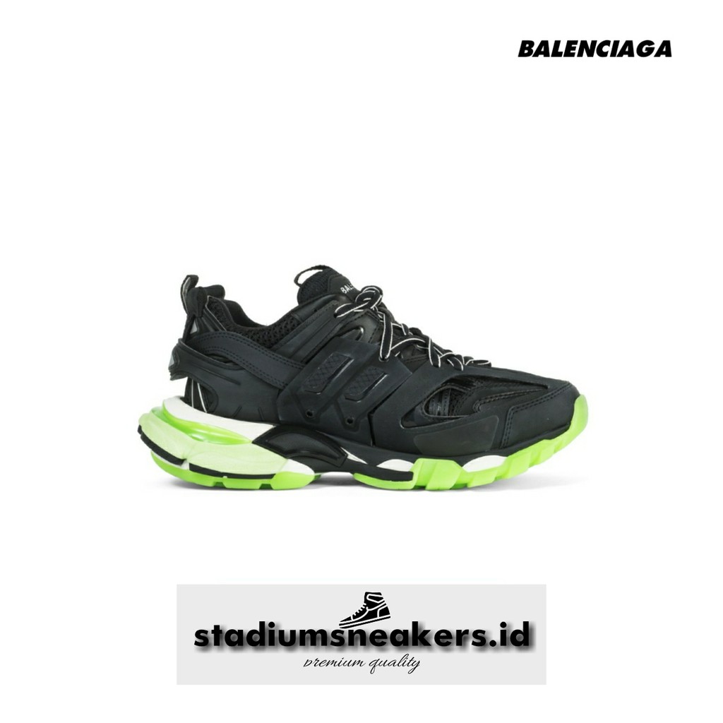 BALENCIAGA TRACK TRAINERS BLACK GREEN PREMIUM