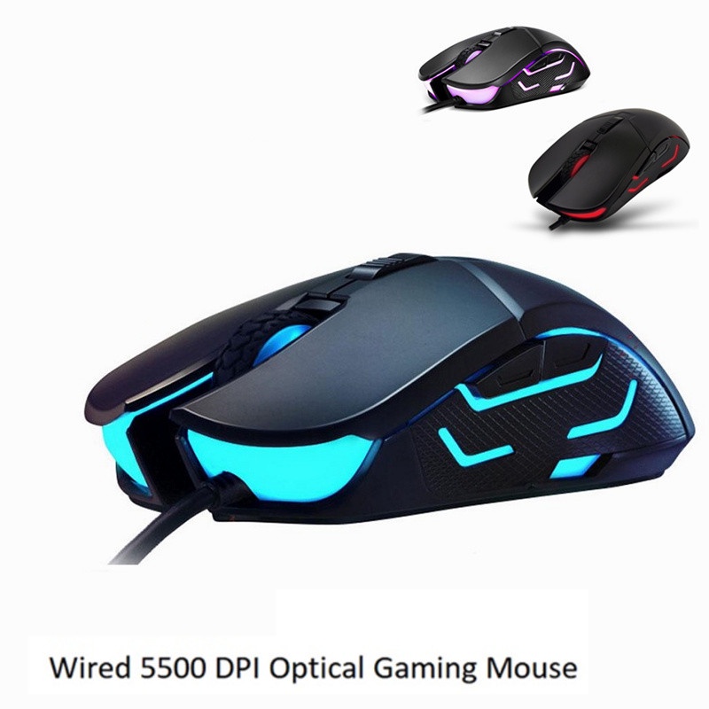 Hp G260 Mouse Gaming Optical Sensor RGB 6 Tombol Adjustable Dengan Kabel USB