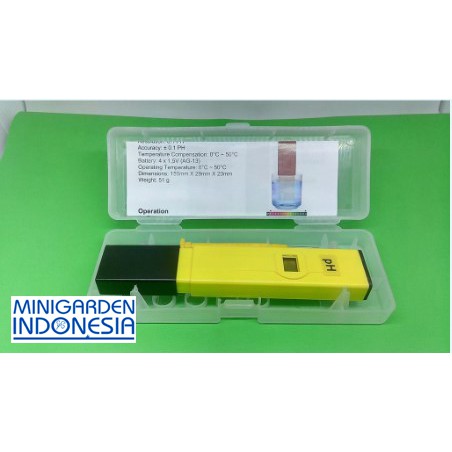 Alat ukur PH meter digital AU001 KUNING untuk hidroponik laboratorium praktikum PERIKANAN aquascape