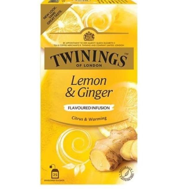 

Jual Twinings Lemon Ginger 25S - Twining London Lemon And Ginger - Teh Teh