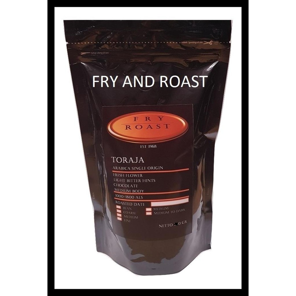 

Kopi Arabika Toraja (Biji/Bubuk) 250 Gram - Biji Terbatas