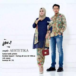BATIKASLI BA1015 Kebaya Brukat Couple Baju Kekinian BATIKASLI BA1015 Kebaya Brukat Couple Baju Kekinian