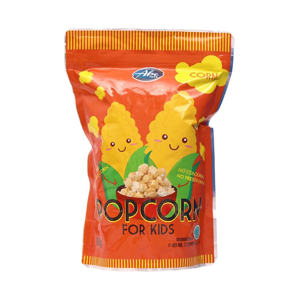 Abe Food Popcorn For Kids Snack Makanan Ringan Anak Corn Jagung 80g