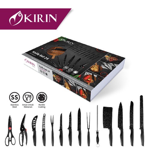 Kirin Knife Set KUS-KS24BK-SJ