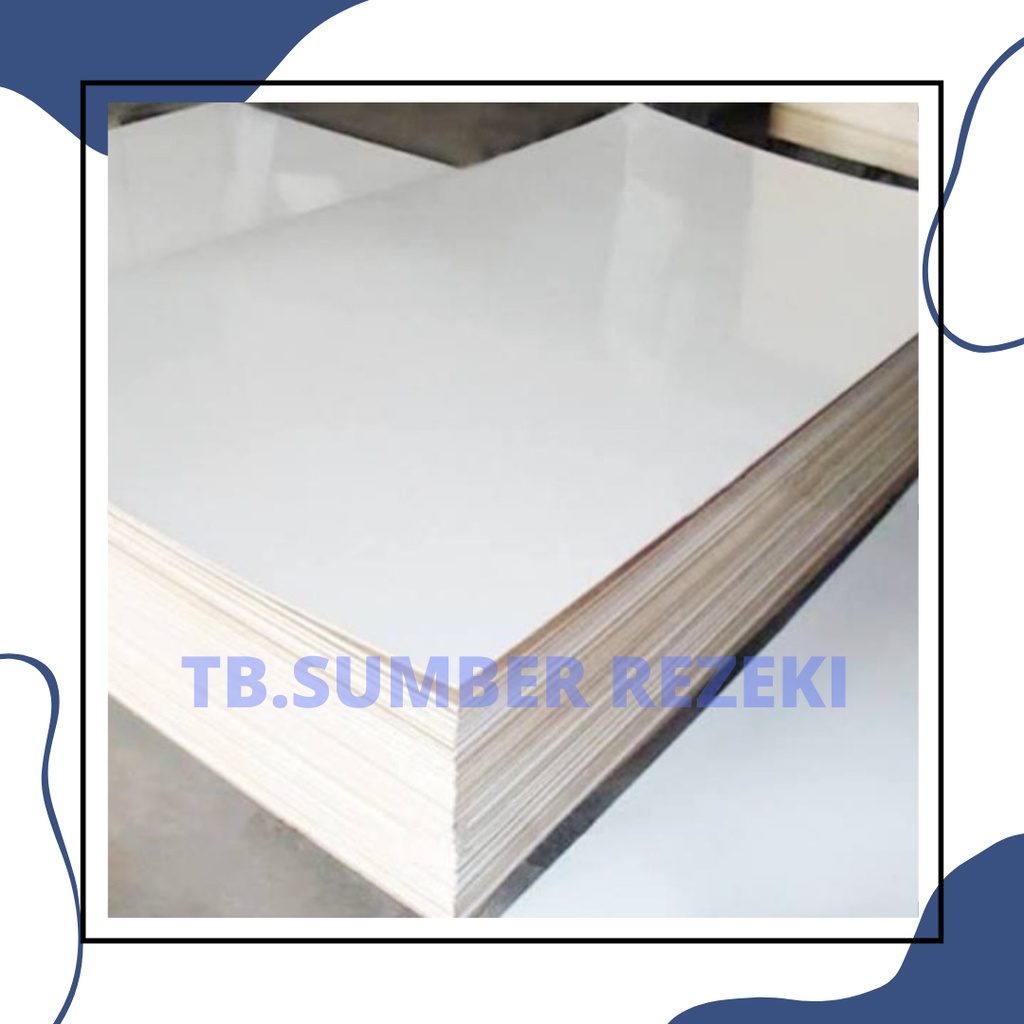 TRIPLEK MELAMINE PUTIH CAP KUNCI