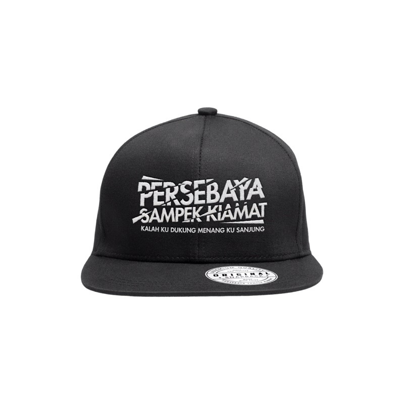 Topi Snacback Full Bordir Persebaya Sampek Kiamat VOL 1
