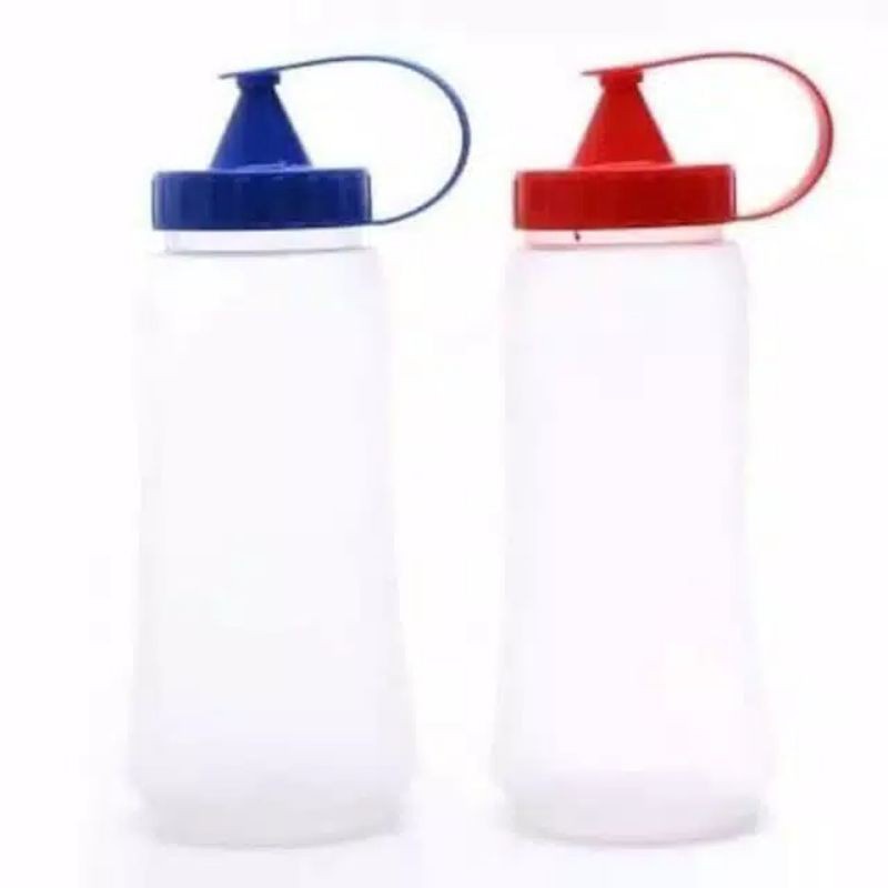 Botol saos Botol kecap Botol mayones plastik ukuran 600ml