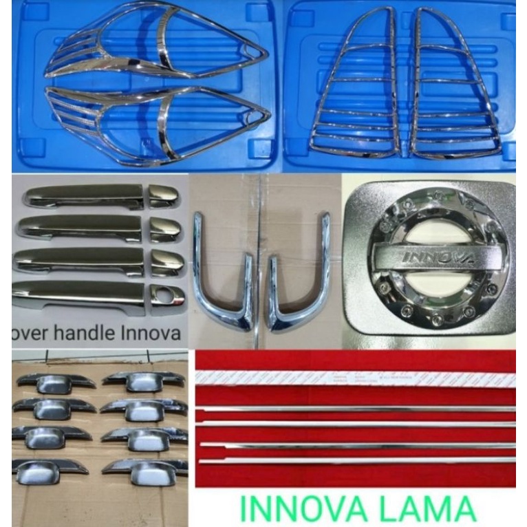 Paket Aksesoris Chrome Grand Innova 2014 2015
