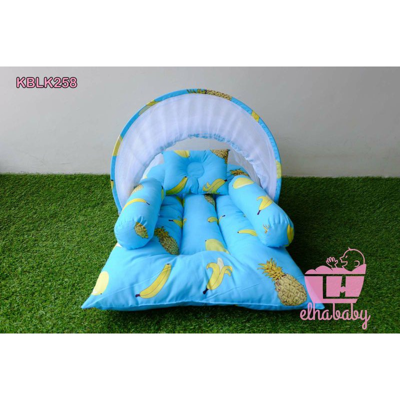 kasur bayi kelambu/tempat tidur bayi 1set