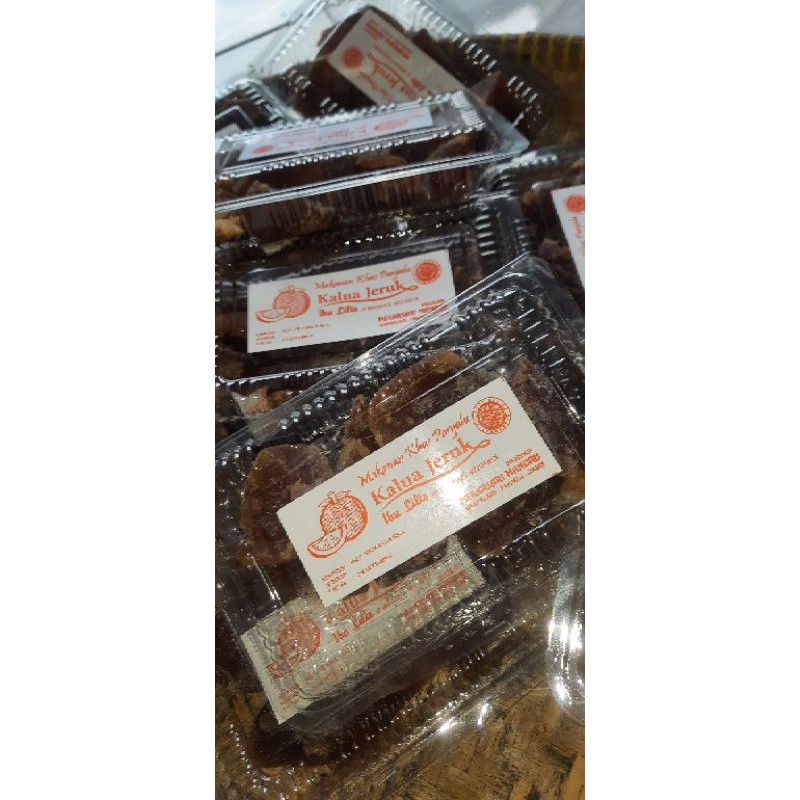 

kalua kulit jeruk asli/oleh-oleh makanan khas