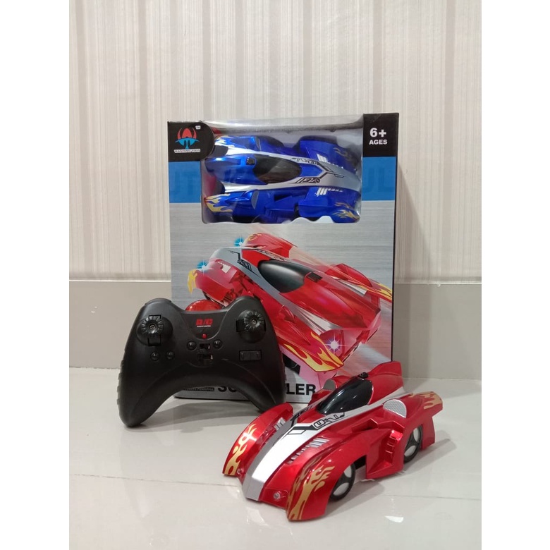 MAINAN MOBIL REMOTE KONTROL JALAN DINDING - RC WALL CLIMBER CAR