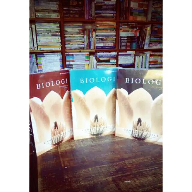 Biologi jilid 1 (2010), jilid 2 (2012), jilid 3(2012) edisi 8 campbell penerbit erlangga ASLI (ori)
