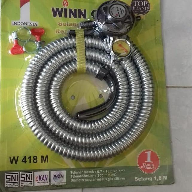 ✱ WINN GAS selang regulator SNI W 418 M ✧