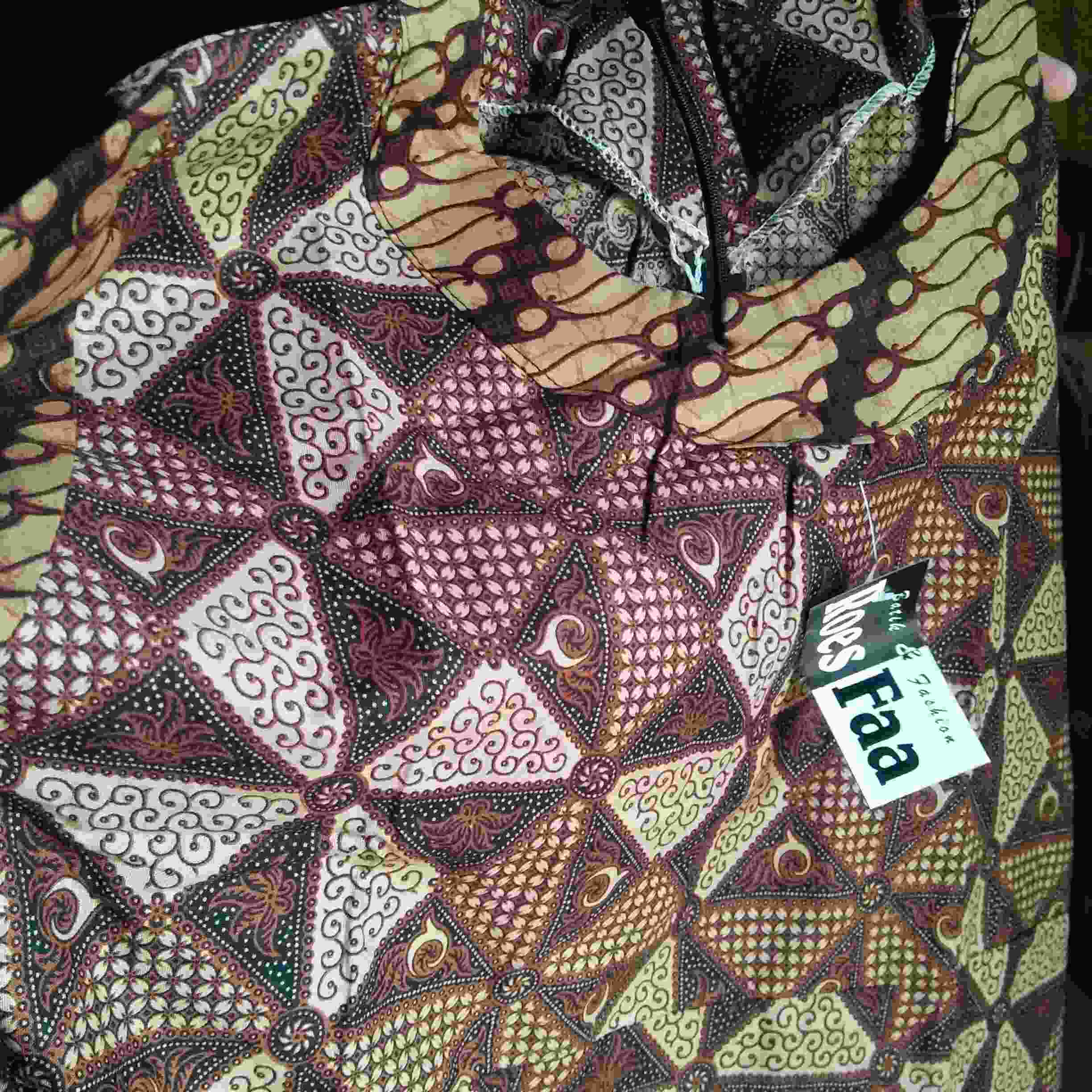 Gamis Batik Kombi Genes #2 Batik Wanita Baatik Muslim Seragam Batik Katun Solo Batik Cewek Cantik