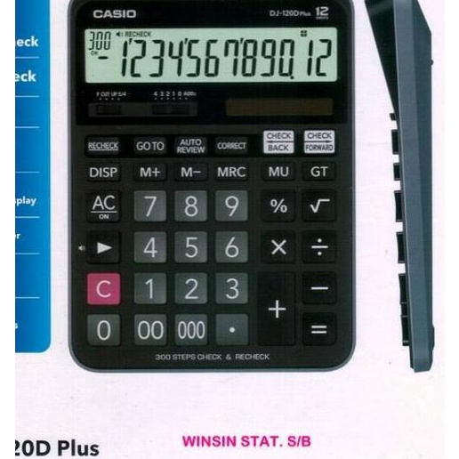

Big Sale - Casio DJ-120D PLUS - Kalkulator Meja