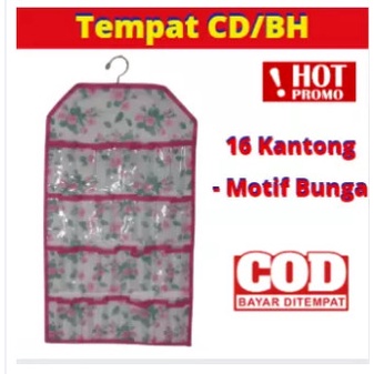 RAK TEMPAT KOTAK UNDERWARE GANTUNG/RAK CELANA DALAM DAN BRA GANTUNG/KOTAK PENYIMPANAN CELANA DALAM