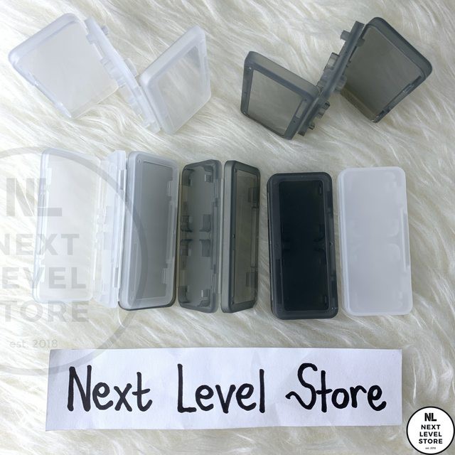 Nintendo Switch - 4 in 1 Game Card Tempat Kaset Case Box – White