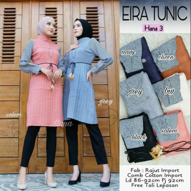 TUNIK RAJUT // EIRA TUNIK BY HANA 3