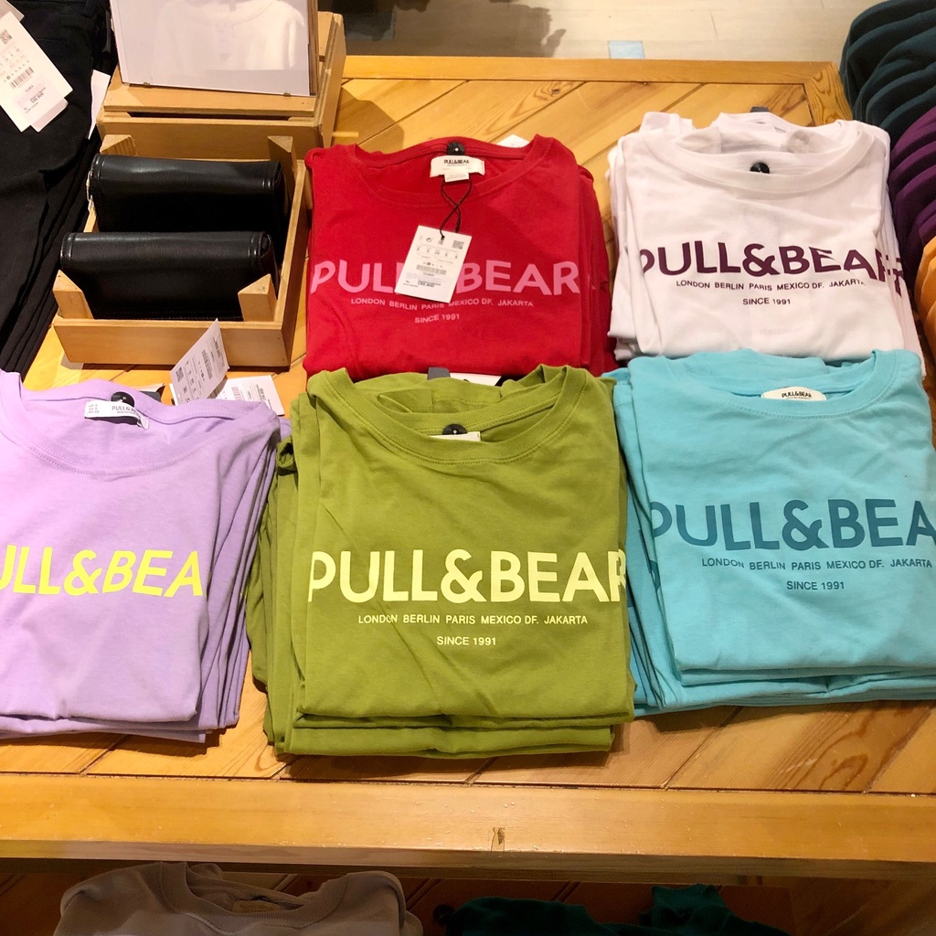 Kaos Pull&Bear Logo | Kaos PnB Logo | Jastip PNB