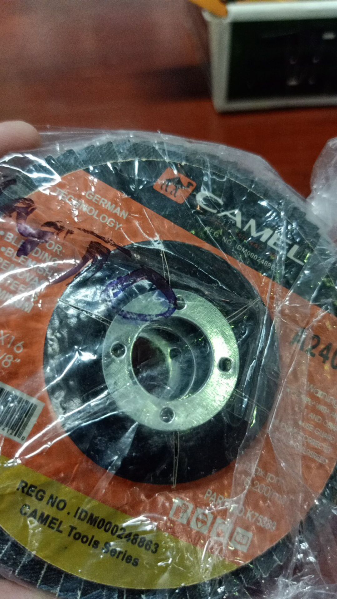 Mata Batu Gerinda Gurinda Amplas Susun Flap Disc 4 Inch Inci