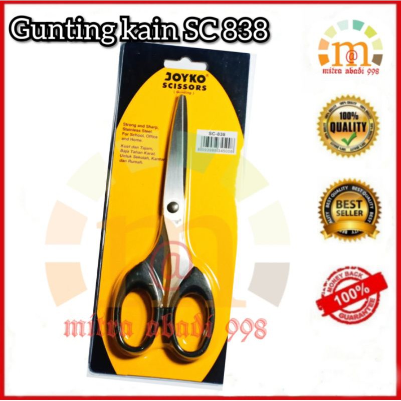 

Gunting Kain Sedang JOYCO SC 838 - Gunting Kertas Sedang