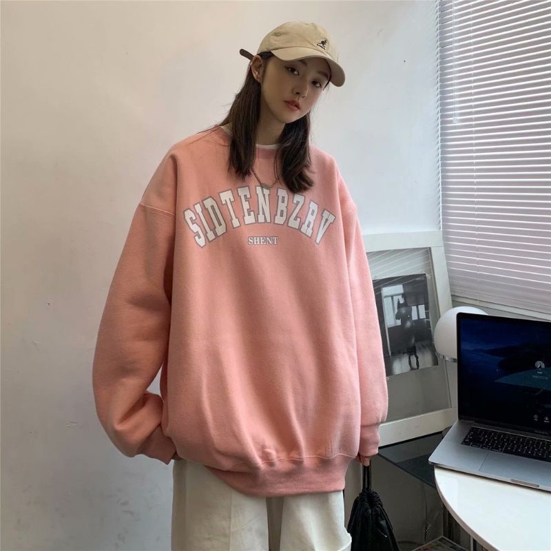 S - XXXXXL(6XL) Sweater Korean BIGSIZE SIDTENBZRV Simple Crewneck Harajuku Pria Wanita Jumbo Urban Style Ulzzang Fleece 5XL 4XL 3XL 2XL XL L