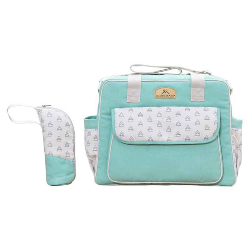 Promo !! MOM'S BABY Tas Bayi Besar + Tabung Botol Susu Mildy Series - MBT 3037 - tas baby ukuran sedang