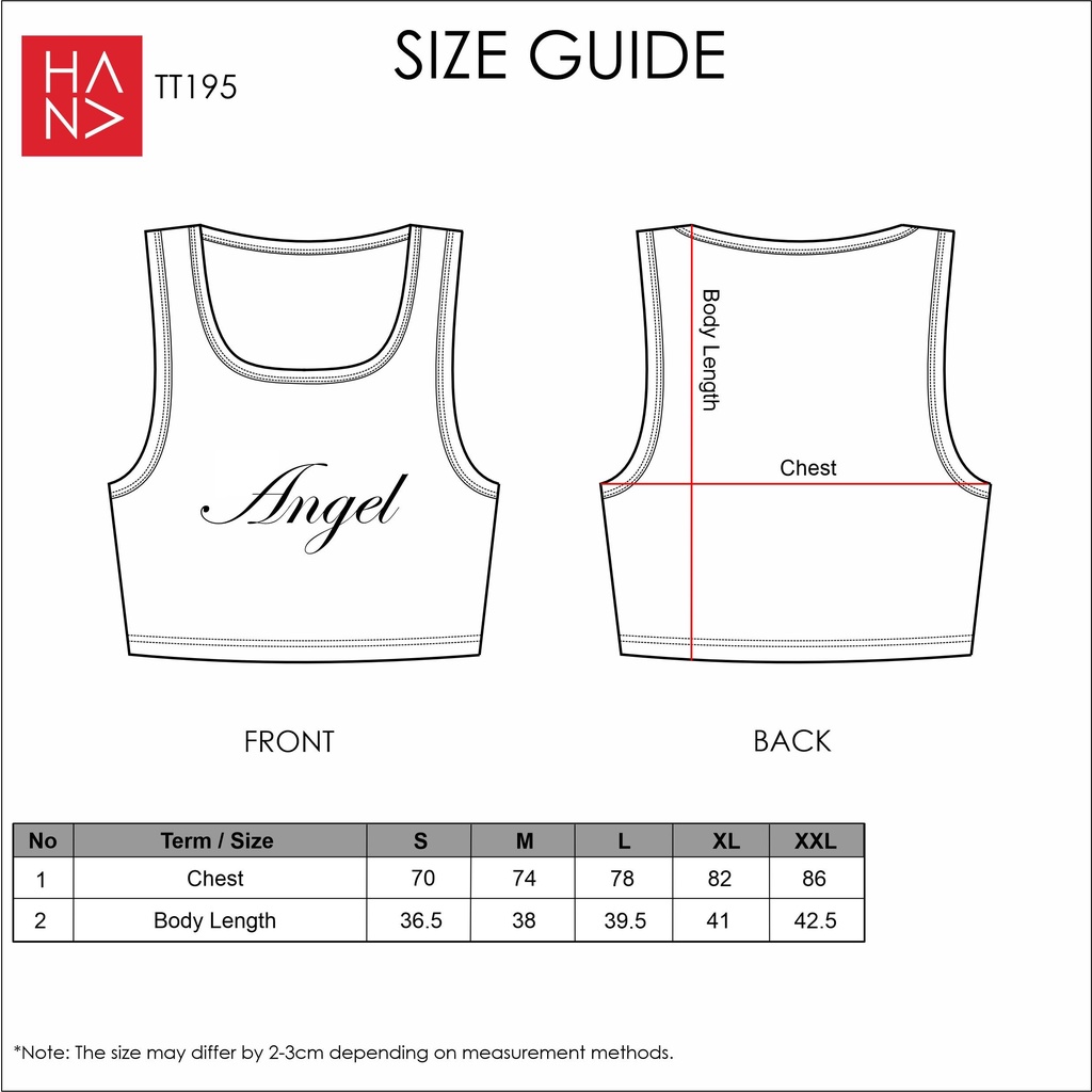 Hana Fashion - Angel Crop Tank Top Rajut Atasan Wanita  - TT195