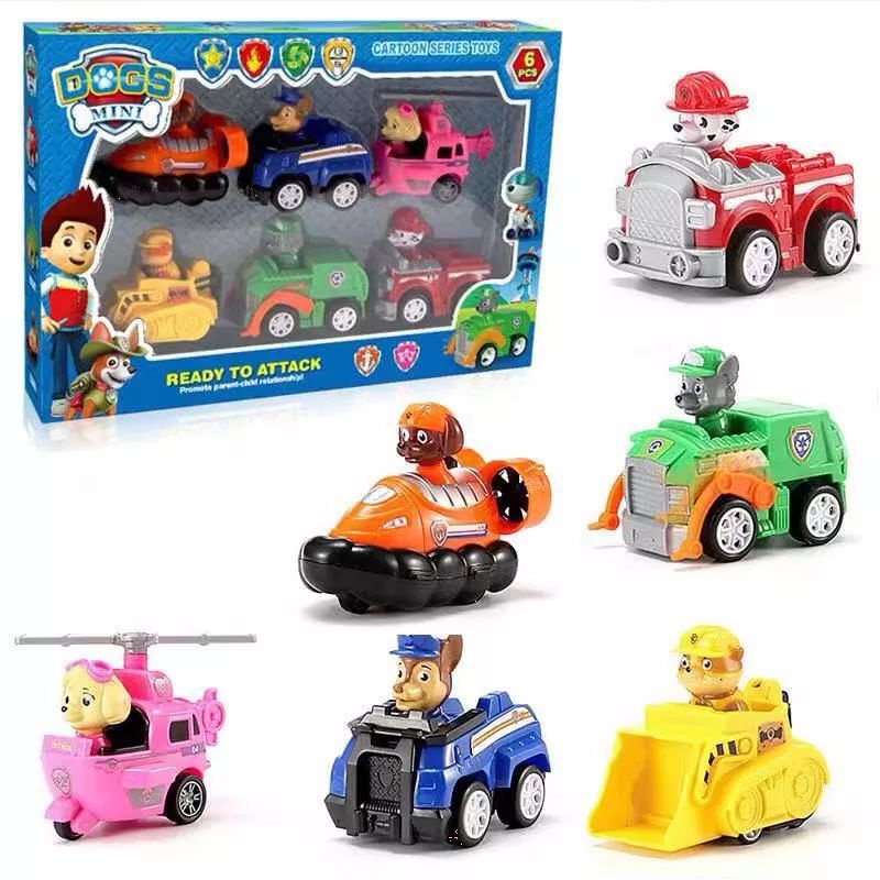 Kado Mainan anak Cowok Paw Patrol Dengan Kemasan 1 set isi 6 pcs