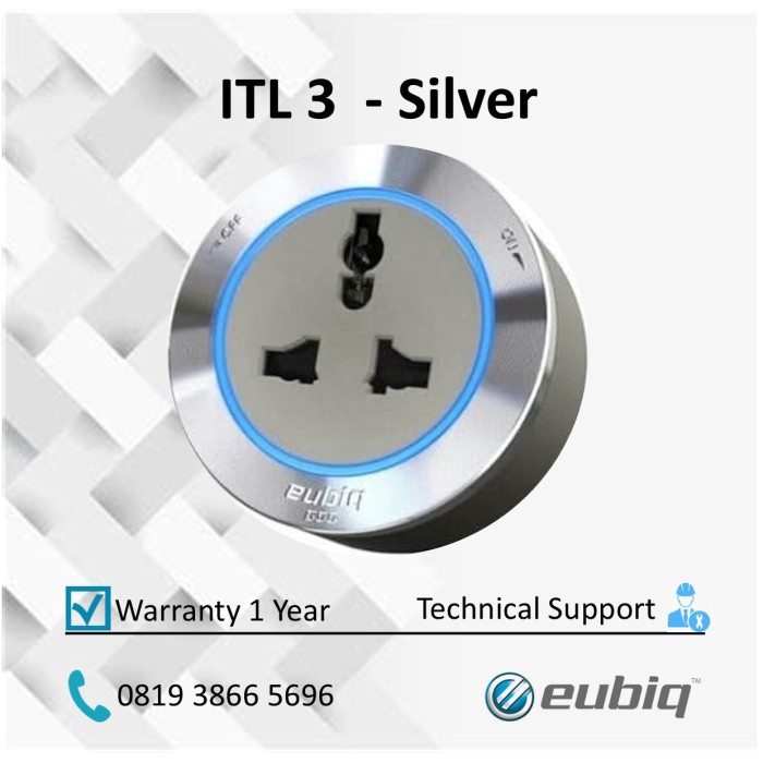 {elekstore} Eubiq ITL3 - Titanium Berkualitas