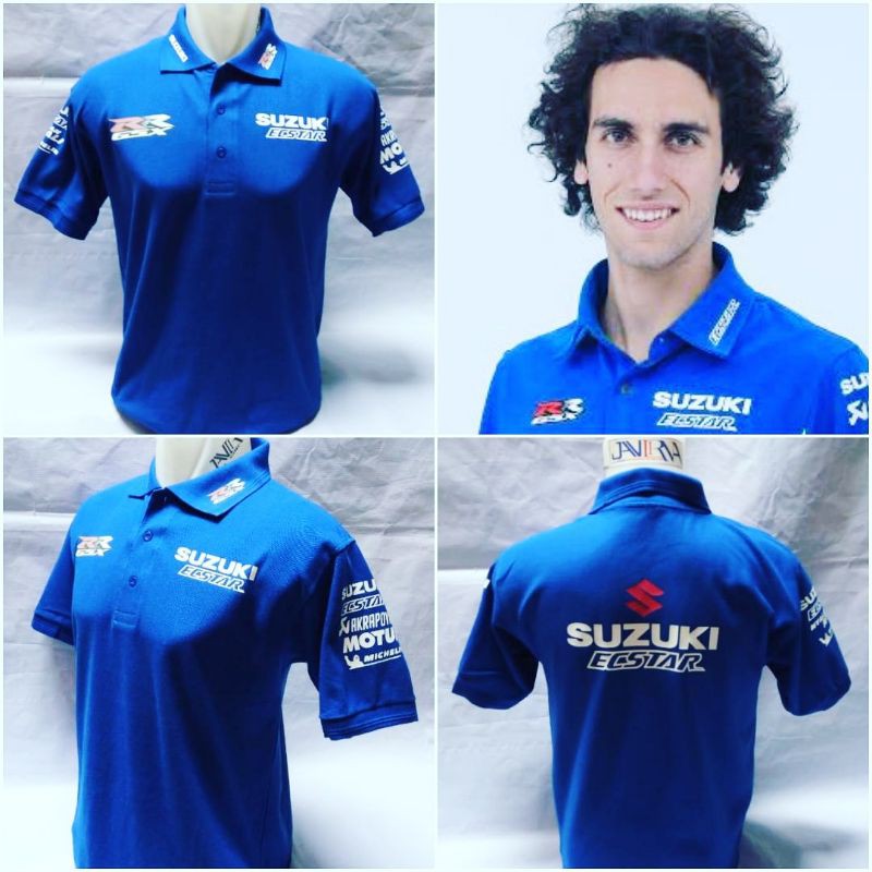 kaos polo suzuki ecstar official sablon