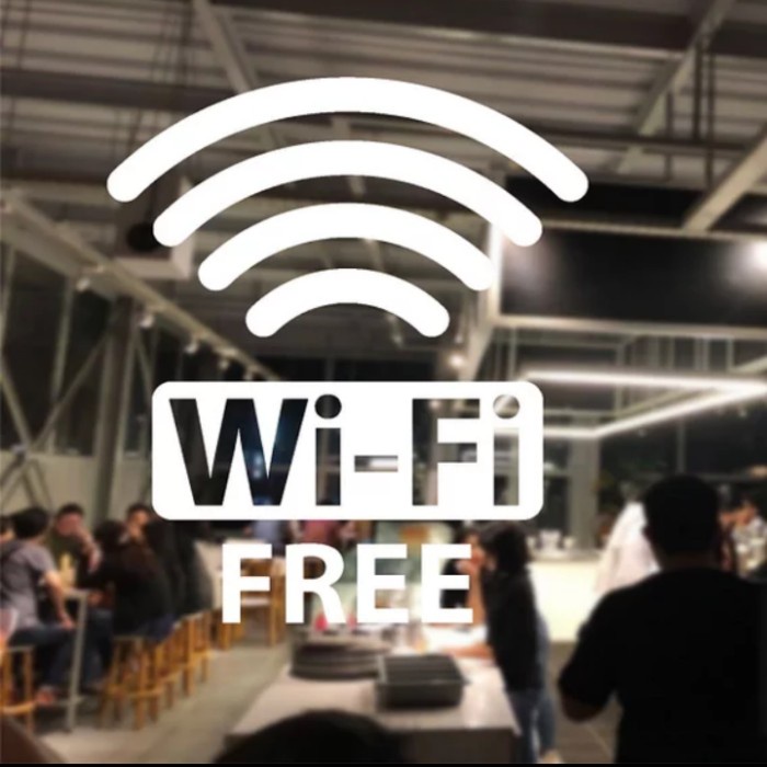 stiker sticker mobil wifi free gratis wifi