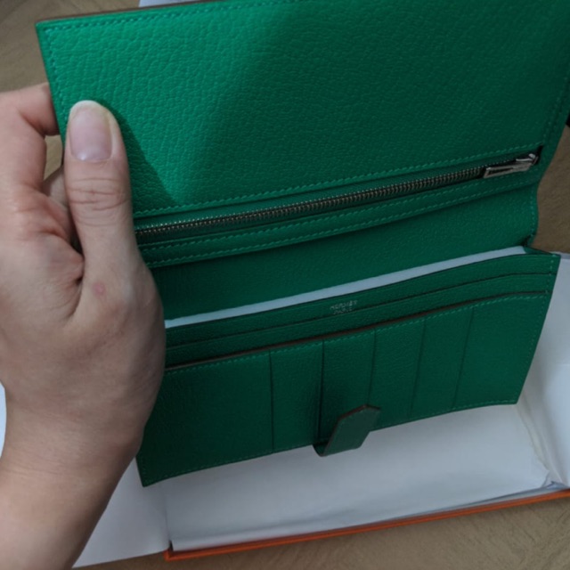 Bearn shw chevre misore menthe wallet