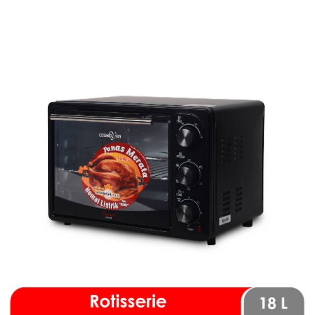 Oven listrik cosmos 18 ltr CO 9918