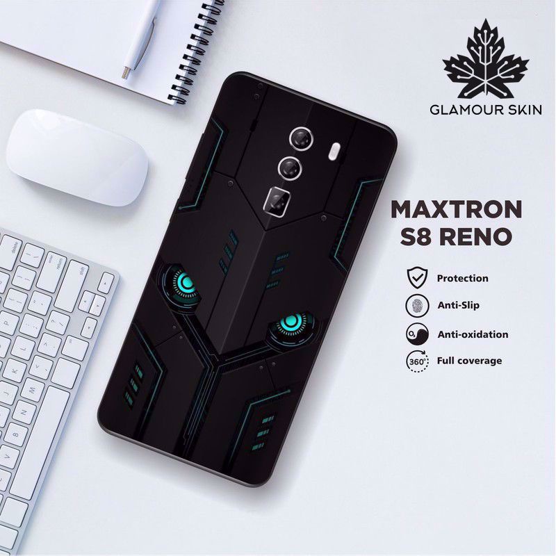 *(Dapat2PCS)* MAXTRON S8 RENO Garskin Case/Stiker Protector Motif ROBOT