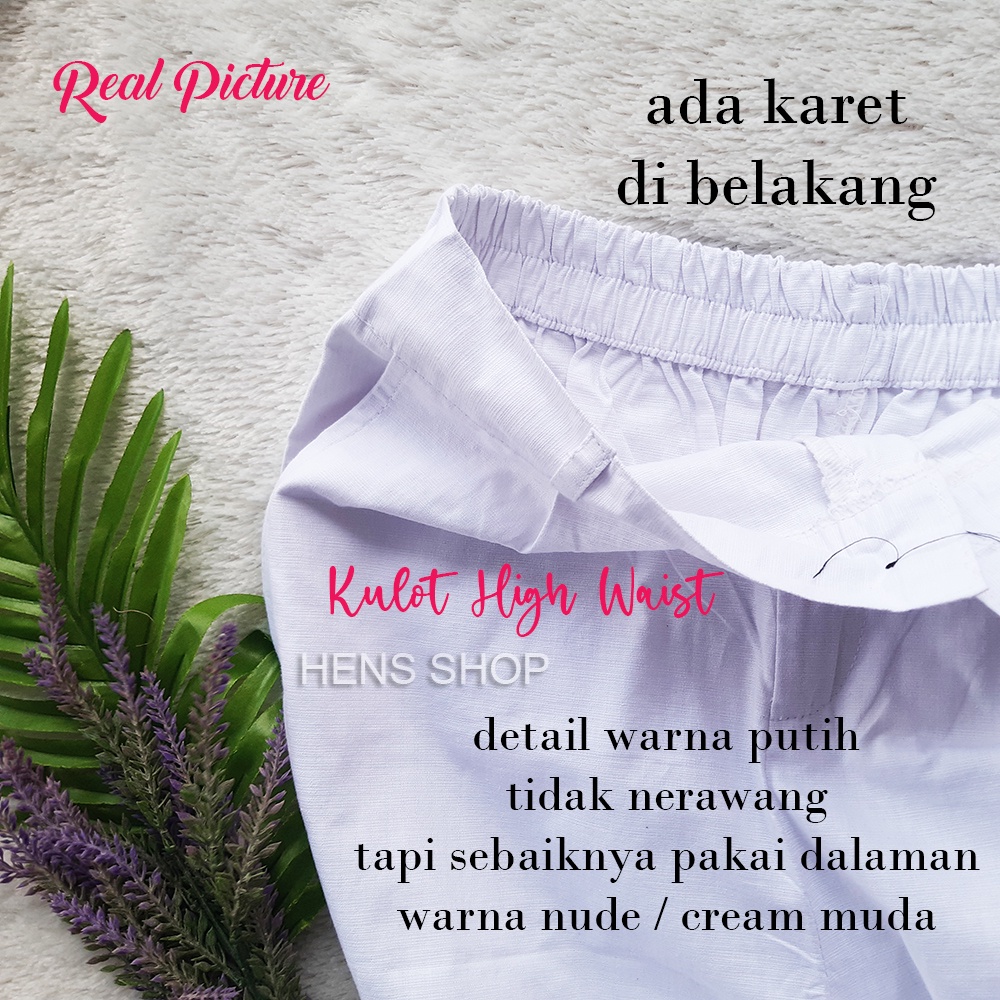 CELANA KULOT HIGH WAIST | KULOT HW BAHAN NYAMAN