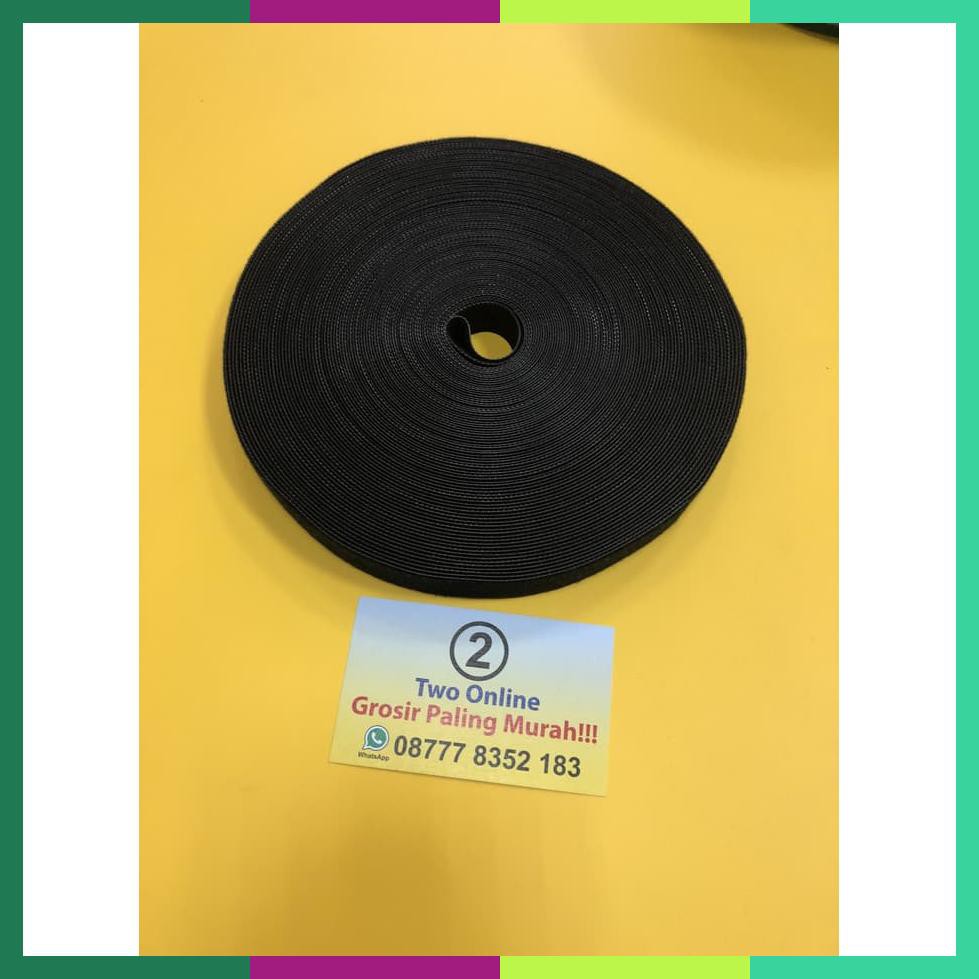 

Velcro Magic Tape Kabel 25 Meter Lebar 2Cm Black