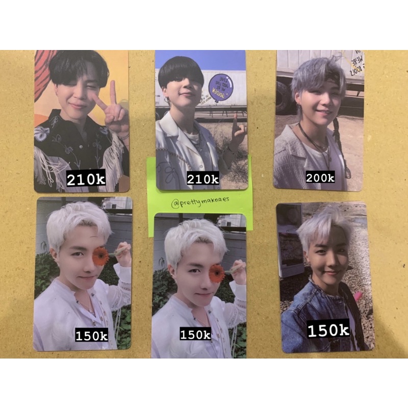 Lucky Draw Butter Jimin Jhope Suga LD PWS SW M2U Powerstation Soundwave M2U