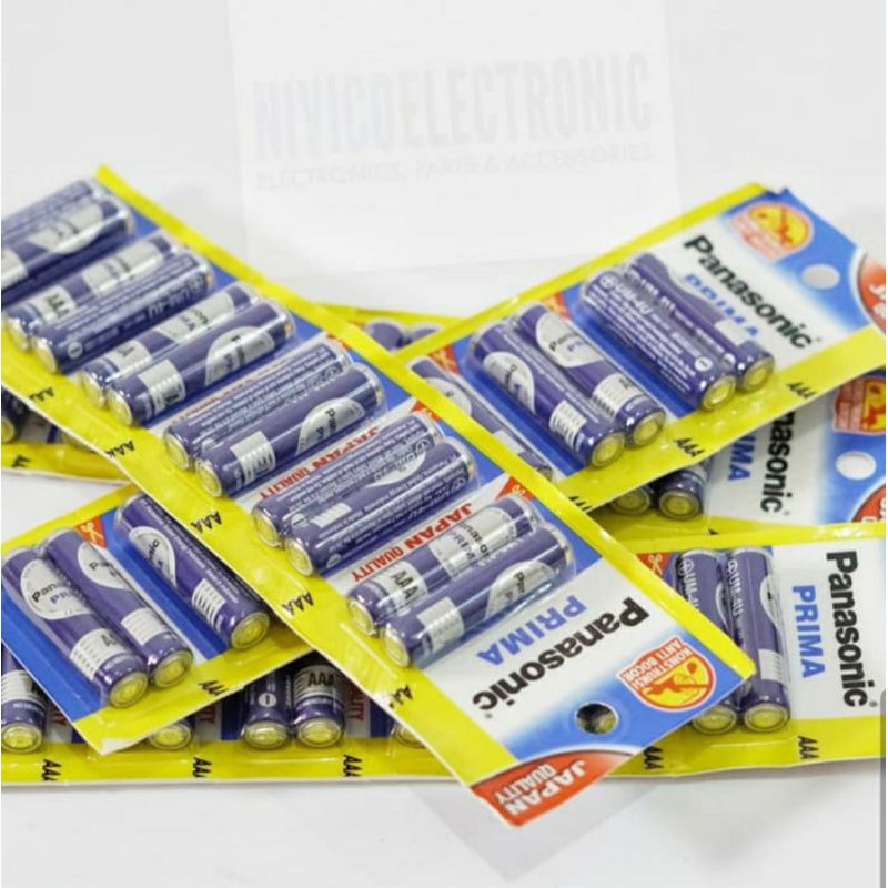 Baterai Panasonic AAA // AA 1set 12pcs // Baterai Remote // Baterai Jam Dll