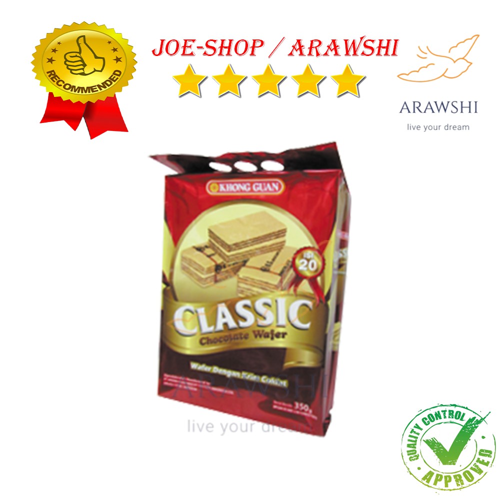 

WAFER KHONG GUAN CHOCOLATE WAFER CLASSIC PCK 350g