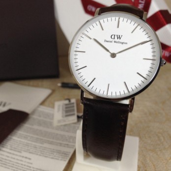 Jam Tangan Dw Danie Wellington Classic Bristol Silver White Ori Murah Original