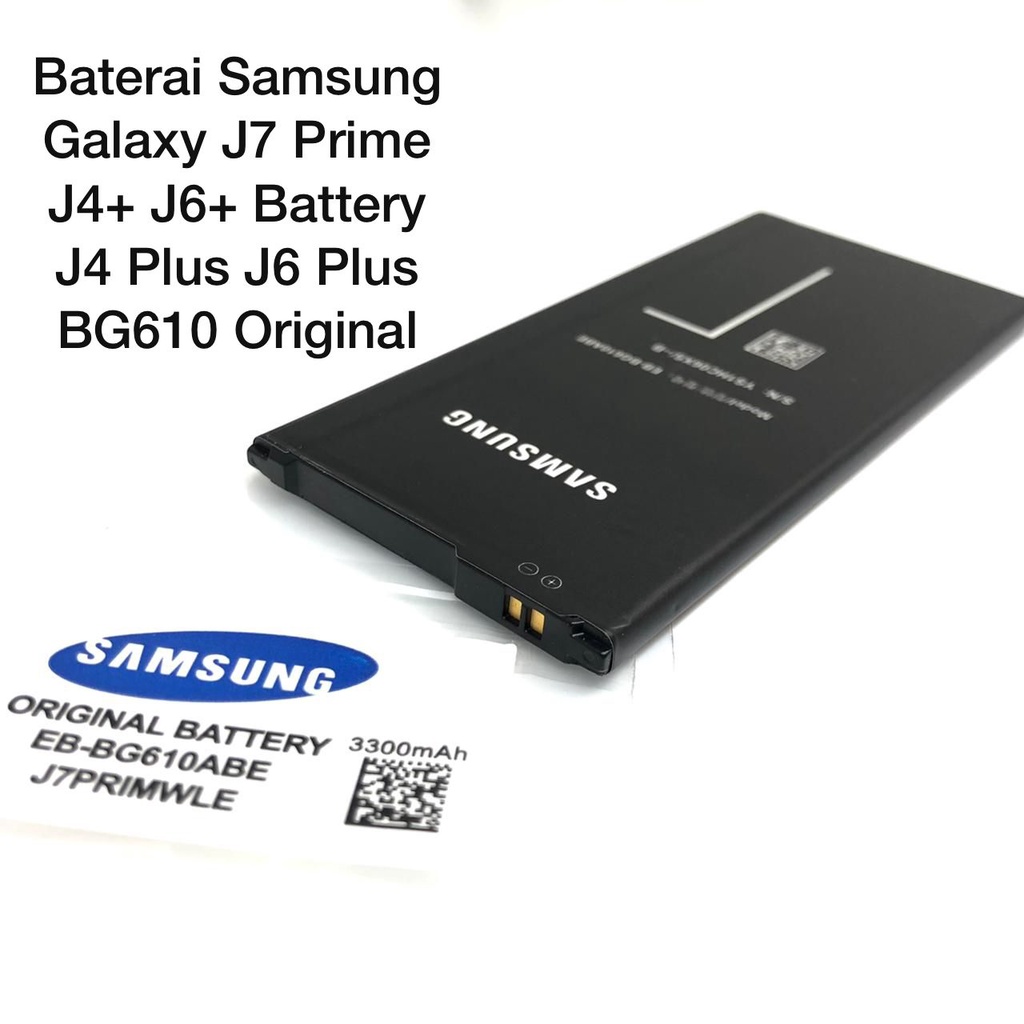 BATRE / BATERAI SAMSUNG J7 PRIME G610 - J4 PLUS J415 - J6 PLUS J610 BATTERY FOR SAMSUNG NON PACK