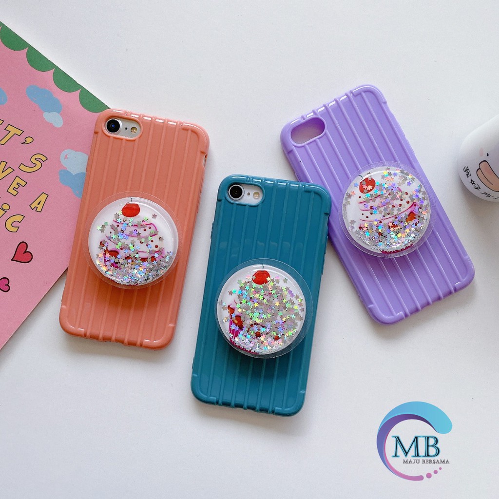 SOFTCASE POPSOCKET GLITTER XIAOMI REDMI NOTE 4 4X 5A 5 6 7 8 9 10 PRIME PRO MAX MB1637