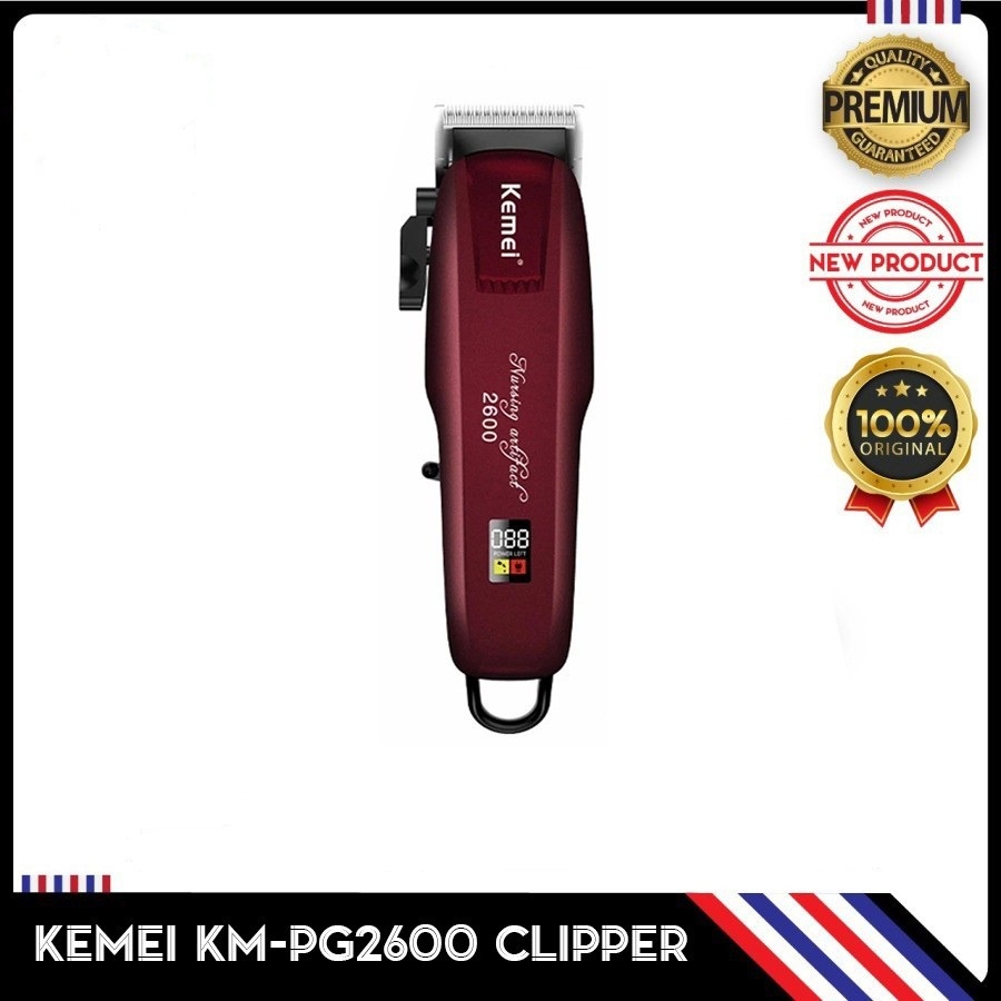 ALAT CUKUR RAMBUT KEMEI KM 2600 PG HAIR CLIPPER DIGITAL KM PG-2600