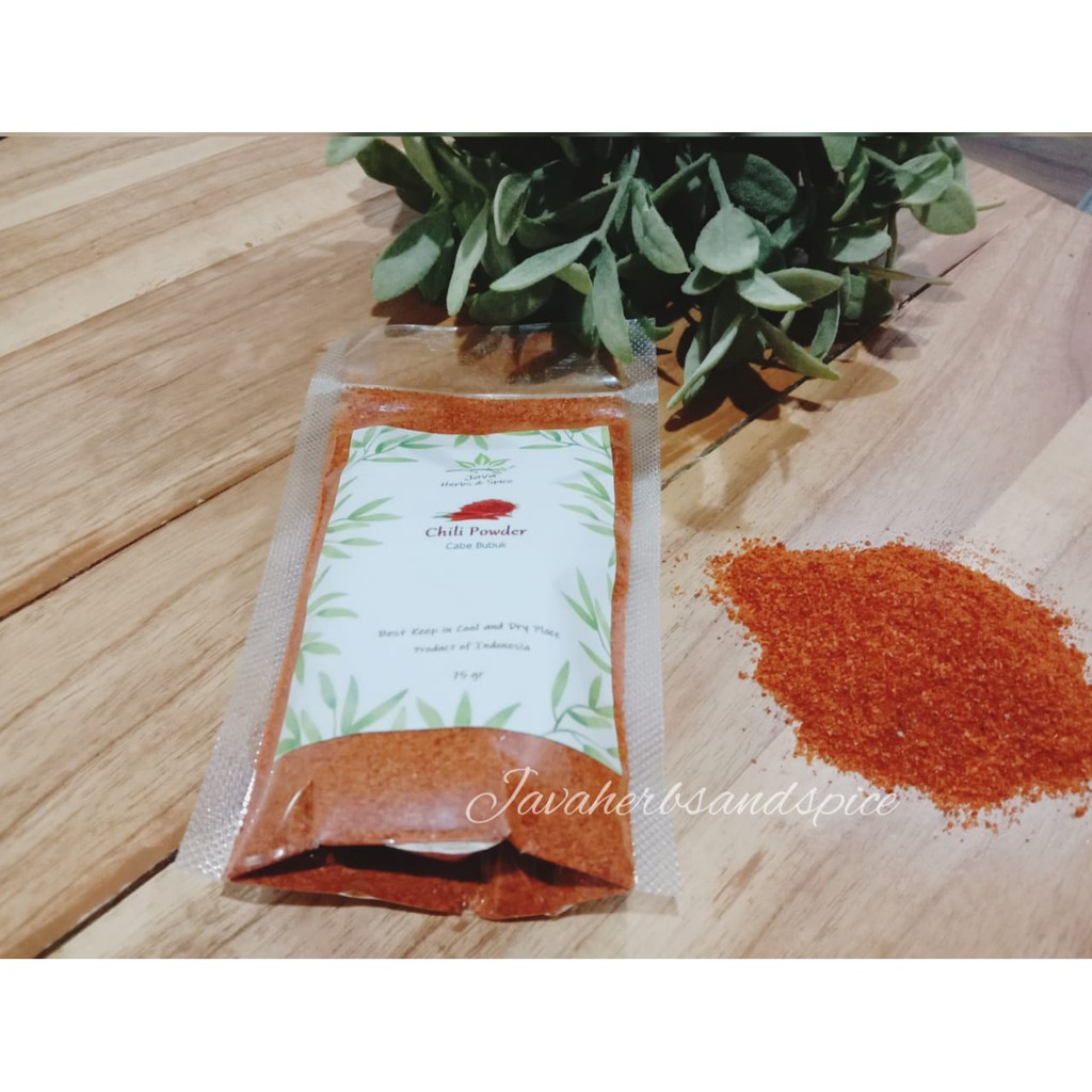 

Cabe Merah Bubuk 75gr / Chili Powder / Rempah / Bumbu Dapur / Java Herbs & Spice