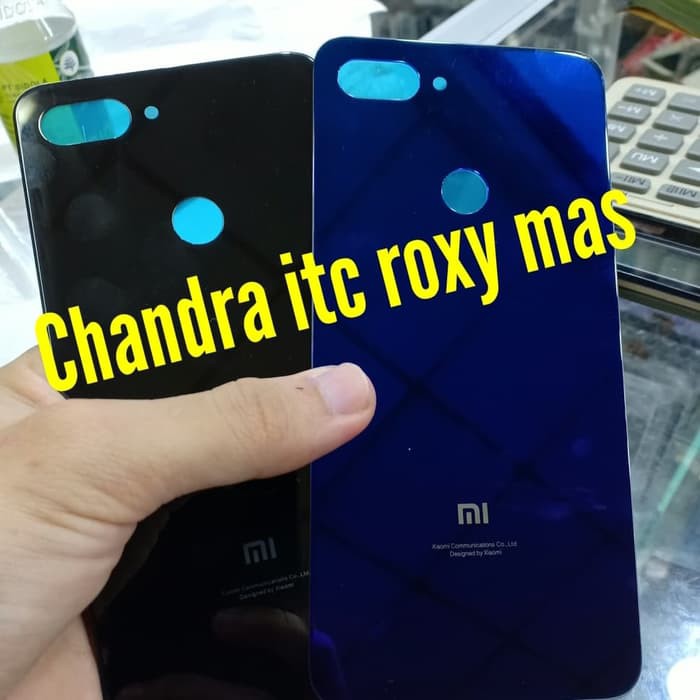Back cover casing backdoor xiaomi mi8 lite original mi 8 lite
