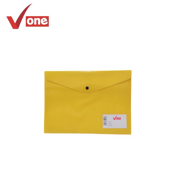 V One Map Plastik + Name Tag Folio Per Pcs