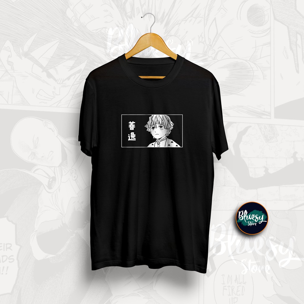 Kaos ANIME KIMETSU NO YAIBA ZENITSU AGATSUMA THUNDERCLAP / BAJU DEMON SLAYER