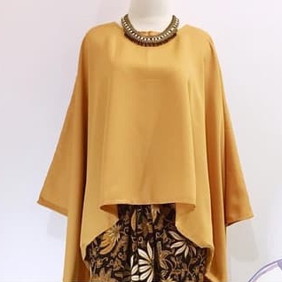 Kebaya Modern Atasan Batwing / Kalong JUMBO Grey dan Lainnya