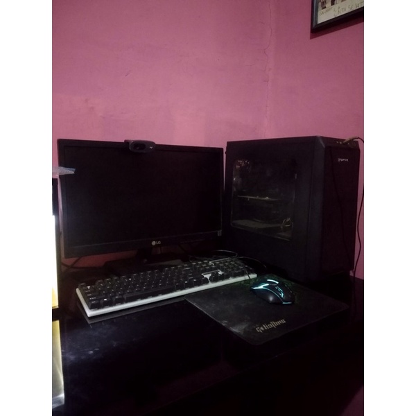 komputer+cpu+keyboard 1 set